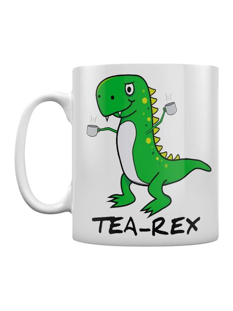 Tea Rex Mug, Harry Potter Tea, Tea Rex, Ways To Wake Up, Custom Printed Mugs, Mug Art, Purple T Shirts, Ice Age, Time Of Day