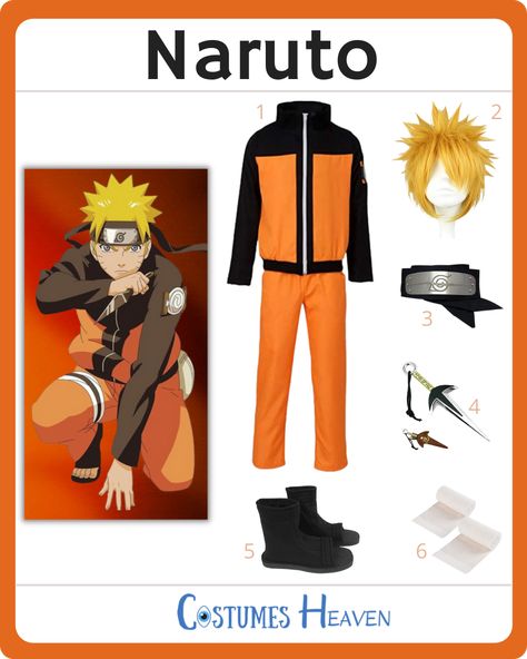 Naruto Costume Ideas, Naruto Costume Female, Naruto Costume Diy, Naruto Halloween Costumes, Naruto Costume, Naruto Headband, Kid Naruto, Naruto Cosplay Costumes, Naruto Costumes