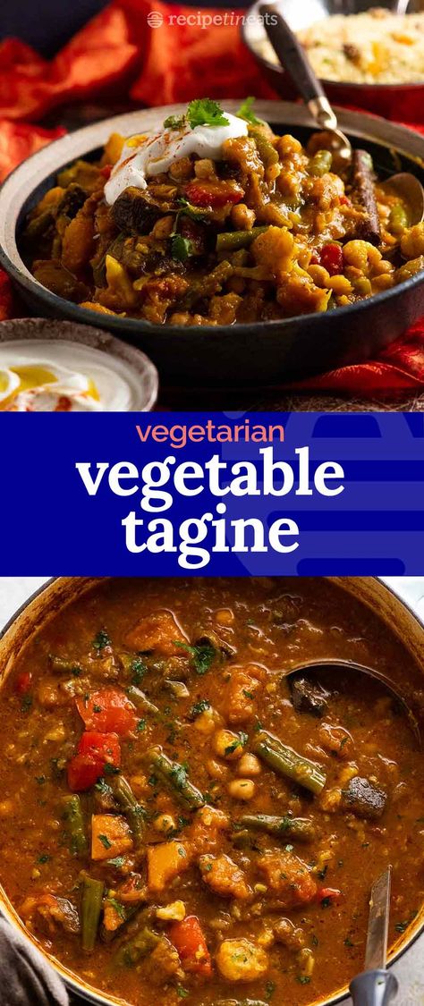 Vegetarian Moroccan Stew, Vegan Tajin Recipes, Moroccan Stew Vegetarian, Vegetarian Tagine Recipes, Vegetable Tagine Recipes, Vegan Tagine Recipes, Moroccan Recipes Vegetarian, Veg Stew Recipes, Moroccan Vegetarian Recipes