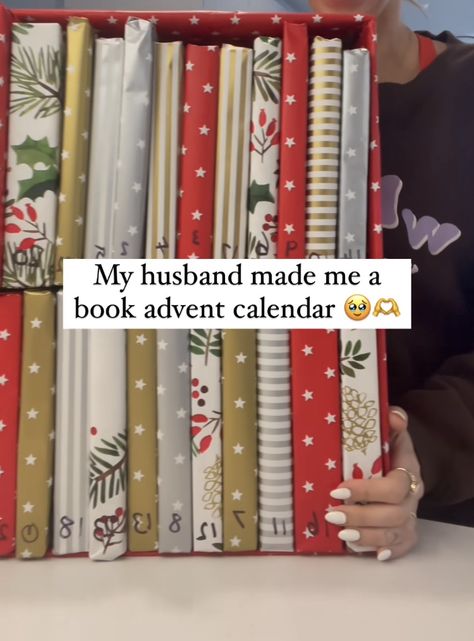 Book Advent Calendar, Mobile Library, Calendar Book, Birthday Book, Cosy Christmas, Book Making, Christmas Wishlist, Book Lovers Gifts, Book Gifts