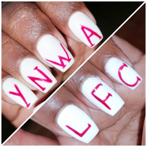 #White #Liverpool #LFC #YNWA #nailed_it Liverpool Nails, Nails Design, Nail Design, Gel Polish, Liverpool, Stiletto Heels, Design Ideas, Nail Designs, Nail Polish