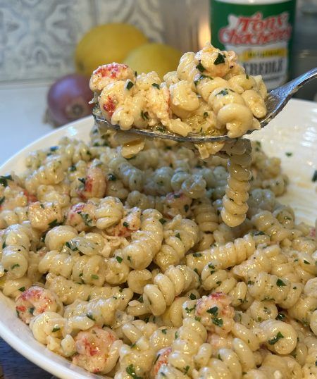 Crawfish Monica - Tony Chachere's Easy Crawfish Pasta, Crawfish And Sausage Recipes, Crawfish Monica Recipe New Orleans, Tony Chachere Recipes, Crawfish Monica Recipe, Crawfish Monica, Crawfish Pasta, Seafood Pasta Recipes, Cajun Creole Recipes