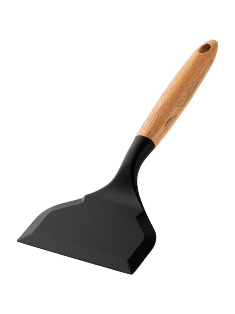 Silicone Wide Spatula Turner With Wooden Handle, Non-stick Pancake, Fish, Egg, Cookie, Omelette Shovel, Flexible For Non-stick Cookware (black)I discovered amazing products on SHEIN.com, come check them out! Beef Meat, How To Cook Beef, Perfect Pizza, Multipurpose Tools, Silicone Spatula, Spatulas, Culinary Skills, Pizza Toppings, Cooking Techniques