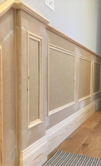 Self Assembly - The Wall Panelling Company Paneling Makeover, Stair Paneling, Fall Bloxburg, Wall Panels Bedroom, Wainscoting Styles, Wooden Panelling, Wall Paneling Diy, Wall Panel Design, Hallway Designs