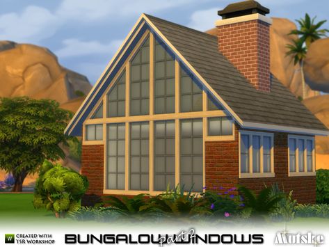 This set is Part 2 of the Bungalow windowset. The set contains 7 triangle windows to create a windowwall on the addic or whatever you want to make. You do need to use bb.moveobjects to place the... Bungalow Windows, Triangle Windows, Sims Rooms, Triangle Window, Sims 4 Stories, Sims 4 Cc Kids Clothing, Sims 4 Cc Makeup, Sims 4 Cc Skin, Sims 4 Downloads