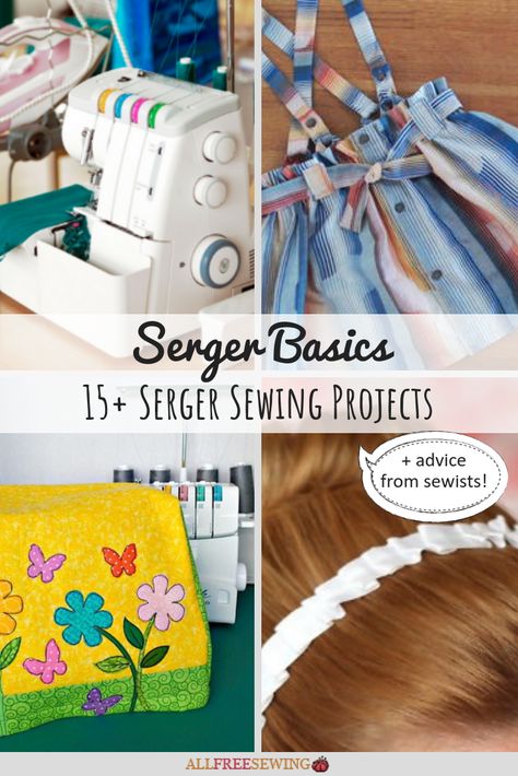 You don't have to scour the internet for serger patterns. We've done the heavy lifting for you with this collection. Plus, we're sharing advice from our readers who use sergers to help you before you buy or as a beginner. Serger Projects Ideas Free Pattern, Serger Projects Ideas, Serger Sewing Projects, Sewing Serger, Serger Patterns, Brother 1034d, Serger Projects, Serger Stitches, Serger Tips