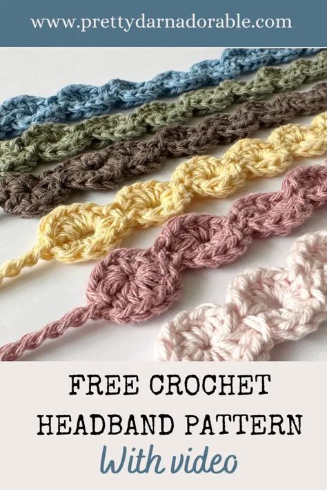 Summer Breeze Free Crochet Headband Pattern Couture, Hairband Ideas, Hairband Tutorial, Aesthetic Tutorial, Crochet Headband Free, Easy Crochet Headbands, Crochet Flower Headbands, Crochet Hairband, Crochet Headband Pattern Free