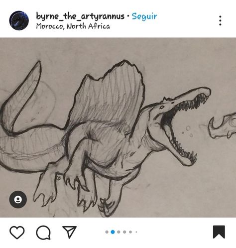 Spinosaurus Art Cute, Sea Dinosaur Drawing, Spinosaurus Sketch, Dinosaur Sketch Easy, Spinosaurus Drawing, Spinosaurus Art, Dinosaurs Drawing, How To Draw Dinosaurs, Dinosaur Drawings