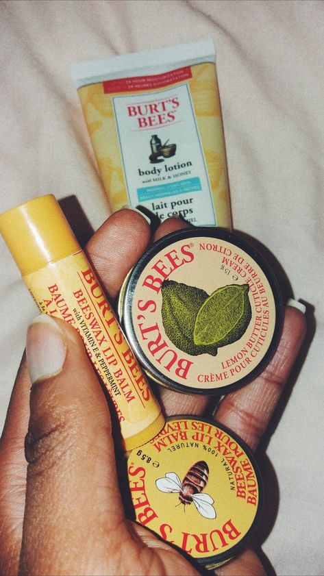 Burt's Bees Miracle Workers! @justinegreen on Pinterest Burts Bees Aesthetic, Burts Bees Aesthetic Skin Care, Burt’s Bees Tinted Lip Balm, Burt’s Bees Lip Balm Aesthetic, Burt’s Bees Skincare, Bert’s Bees Chapstick, Sparkly Nails, Burts Bees, Pretty Makeup