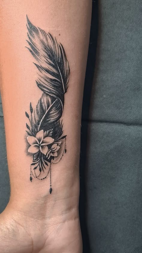 Unique Feather Tattoos For Women, Small Tattoo Cover Up Ideas For Women, Feather Wrist Tattoos For Women, Coverup Tattoo Designs For Women, Coverup Tattoo Designs, Unique Tattoos With Meaning, Feather Tattoo Wrist, Arm Cover Up Tattoos, Cover Tattoos