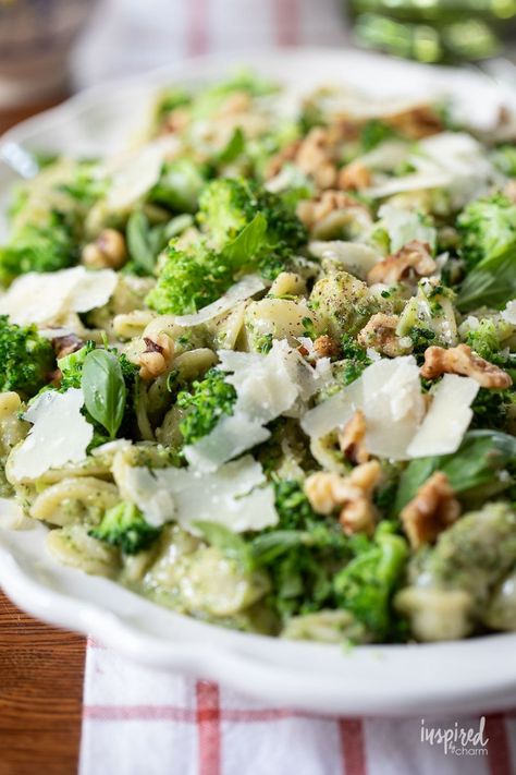 Broccoli Pesto Pasta, Broccoli Parmesan, The Best Broccoli, Pesto Pasta Recipe, Best Broccoli, Meal Rotation, Broccoli Pesto, Pesto Pasta Recipes, Pesto Pasta Salad