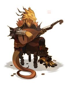 Dragonborn Bard Female Dragonborn, Dnd Dragonborn, Heroic Fantasy, Dungeons And Dragons Characters, Dnd Art, Fantasy Male, Arte Fantasy, Fantasy Rpg, Character Creation