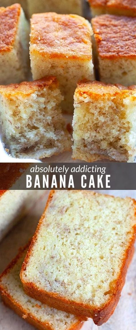 Banana Cake Recipe Easy, Banana Splits, Banana Dessert Recipes, Banana Cake Recipe, Banana Dessert, Easy Bread Recipes, Banana Healthy, Bread Cake, Banana Recipes