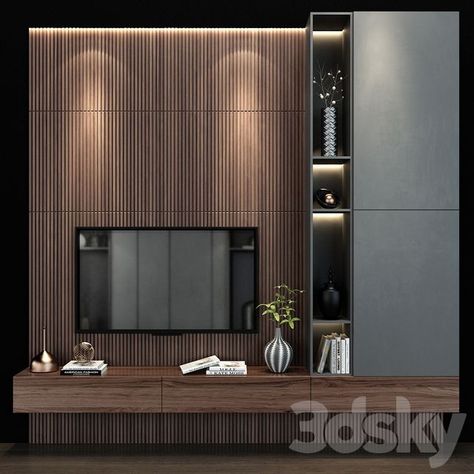 Tv Cabinet Wall Design, Modern Tv Room, Tv Unit Decor, Tv Unit Furniture Design, Modern Tv Wall Units, Modern Tv Wall, Living Room Tv Unit, Tv Room Design, Tv Wall Decor