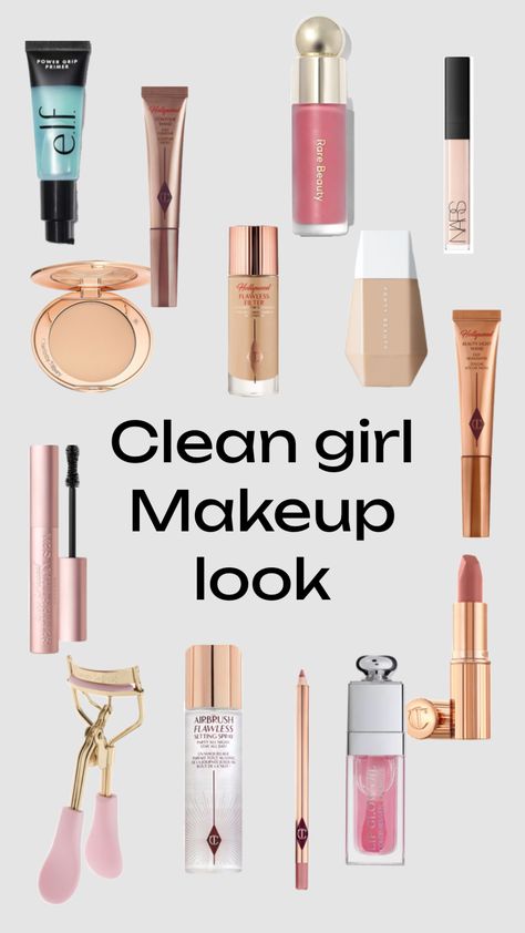 Clean Girl Products, Future Makeup, Girl Products, Beginner Makeup, Eye Makeup Pictures, Clean Makeup, Makeup For Beginners, Makeup Pictures, Clean Hands