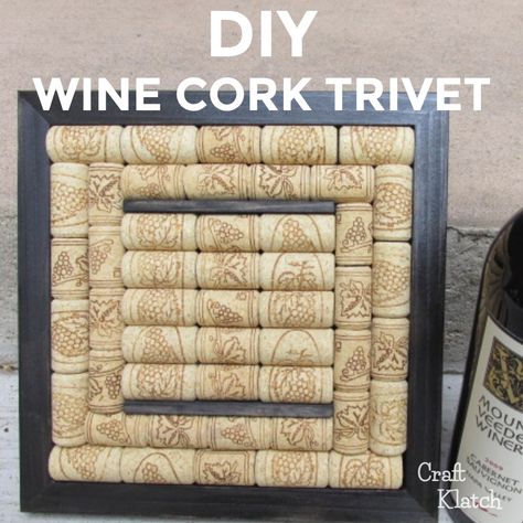 Cork Trivet Diy, Wine Cork Trivet, Trivets Diy, Wine Cork Diy Crafts, Wine Cork Projects, Wine Cork Diy, Cork Trivet, Cork Projects, Wine Craft