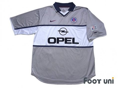 #parissaintgermain #psg #parissaintgermain1999 #parissaintgermain2001 #parissaintgermainaway #parissaintgermainshirt #parissaintgermainuniform #parissaintgermainjersey #psg1999 #psg2001 #opel - #footunijapan #footuni #onlinestore #onlineshop #football #soccer #footballshirt #footballjersey #footballuniform #soccershirt #soccerjersey #socceruniform #jersey #uniform #vintageclothing #vintagejersey #vintagefootballshirt #vintage #classic #retro #old #fussball #collection #collector #collective Nike Football Kits, Psg Jersey, Football Jersey Outfit, Jersey Uniform, Vintage Football Shirts, Retro Football Shirts, Football Uniform, Soccer Uniforms, Men Stylish Dress