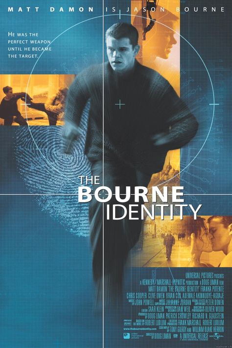 The Bourne Identity Bourne Identity, Theater Posters, The Bourne Identity, Jason Bourne, Julia Stiles, Movies Worth Watching, See Movie, Matt Damon, Movie Buff