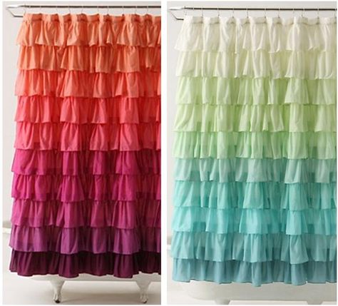 ruffle shower curtain from anthropologie. Ruffle Shower Curtain, Diy Ruffle, Interior Room Decoration, Diy Shower Curtain, Ruffle Shower Curtains, Ruffle Curtains, Indian Room Decor, Indian Bedroom Decor, Ideas Hogar