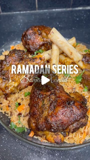 @marsia.eats on Instagram: "Ramadan Series - Somali Xaniid  —————————————————— Decided to recreate our current favourite takeout for Iftar and it was so worth it!  Delicious fall of the bone lamb with a fragrant and flavoursome rice. I pressure cooked the lamb first to speed up the cooking process but you can also slow cook in the oven. I’ll also be posting the Somali rice recipe very soon.   Ingredients:  ——————— - 4 lamb shanks  - 1 stock cubes  - 3-4 cloves of garlic  - Handful coriander  - 1/2 scotch bonnets  - 1.5 Tsp cumin (put aside 1/2tsp), 1.5 heaped Tsp coriander (put aside 1/2tsp) , 1 heaped Tsp paprika, 1 Tsp salt, 1 Tsp pepper, 2 Tbsp olive oil  - Juice of 1/4 lemon   Method:  —————-  1. Add the lamb, 1 stock cube and some water. Pressure cook for 30-45mins or until lamb is te Somali Rice, Somali Recipe, Easy Iftar Recipes, Ramadan Series, Lamb Shank Recipe, Afghan Food Recipes, Meat Restaurant, Middle East Recipes, Iftar Recipes