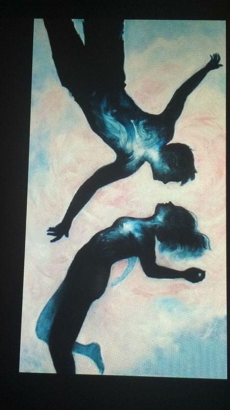 2 Souls Connected, Connected Tattoos, Two Souls Connecting Art, Connected Art, Soul Mates Art, Soulmates Art, Mother Earth Art, Dancing Art, All The Bright Places