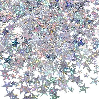 Throwing Confetti, Sparkle Party, Prom Theme, Star Confetti, Silver Party, Metallic Party, Table Confetti, Glitter Party, Space Party