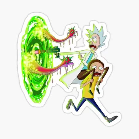 3Inch-Rick and Morty Gloss Sticker |Laptop sticker | Skateboard Stricker | Water bottle sticker | PS5 \ XBOX | Vinyl Sticker Rick And Morty Merch, Sticker Skateboard, Rick And Morty Stickers, Harry Potter Stickers, Tape Sticker, Helmet Stickers, School Stickers, Meme Stickers, Bottle Sticker