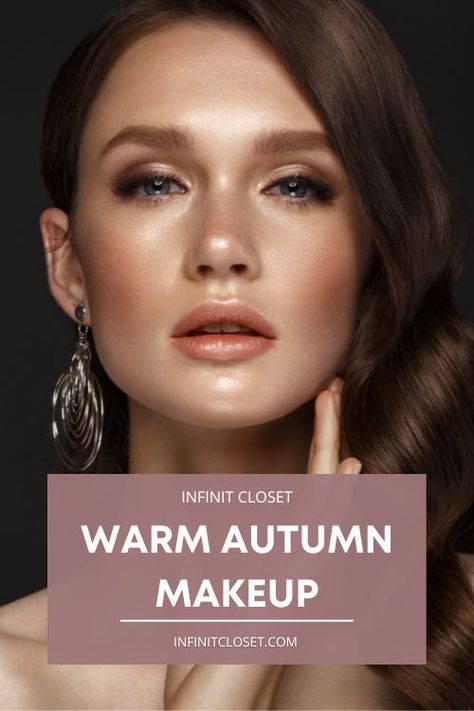 House Of Colour Autumn Makeup, Makeup For True Autumn, Makeup Trends Fall Winter 2024, Autumn Make Up Natural, Warm Autumn Makeup Palette, True Autumn Blush, Makeup For Warm Autumn, Warm Autumn Lipstick Colors, Makeup For Autumn Skin Tones