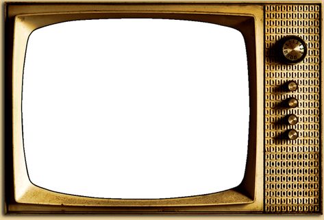 Television Png, Old Television, Disney Canvas Art, Old Picture Frames, Vintage Television, Television Set, Free Overlays, Tv Icon, Old Frames