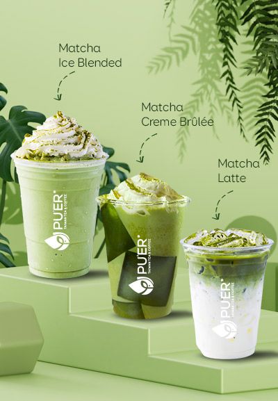 Boba Tea Poster, Boba Advertisement, Brand Story Design, Matcha Poster, Boba Tea Shop, Matcha Design, Matcha Milk Tea, Juice Bar Interior, Bubble Tea Menu