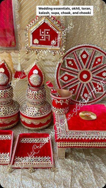 Kalash Decoration, Creative Wedding Gifts, Bridal Gift Wrapping Ideas, Diy Diwali Decorations, Personalized Wedding Decor, Cash Boxes, Wedding Gifts Packaging, Diwali Decor, Diwali Diy