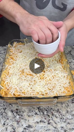 86K views · 469 reactions | Dump and Bake: Buffalo Chicken Pasta 😍 | Dump and Bake: Buffalo Chicken Pasta 😍 | By Best Athlete Performance | We're going to add one box of
parfale pasta directly into our greased nine by 13 casserole
dish. On top of that, we're going to pour one bottle of the
medium Buffalo Wild Wing Sauce. We're going to pour a cup of
milk directly into our bottle. We're going to put the lid on.
Give that a nice shake and we're going to pour this over
the top and now we've gotten all that sauce out of that
bottle. We're going to add two cups of chicken broth on top of
that. It's going to help those noodles cook and it's going to
provide a really delicious flavor to this dish. We're
going to add one pound of this pre-cooked shredded chicken on
top of this. You can use any k Dump And Bake Buffalo Chicken Pasta, Buffalo Wild Wings Sauces, Buffalo Chicken Casserole, Buffalo Chicken Pasta, Baked Buffalo Chicken, Buffalo Wild Wings, Low Fat Low Carb, Pre Cooked Chicken, Wing Sauce