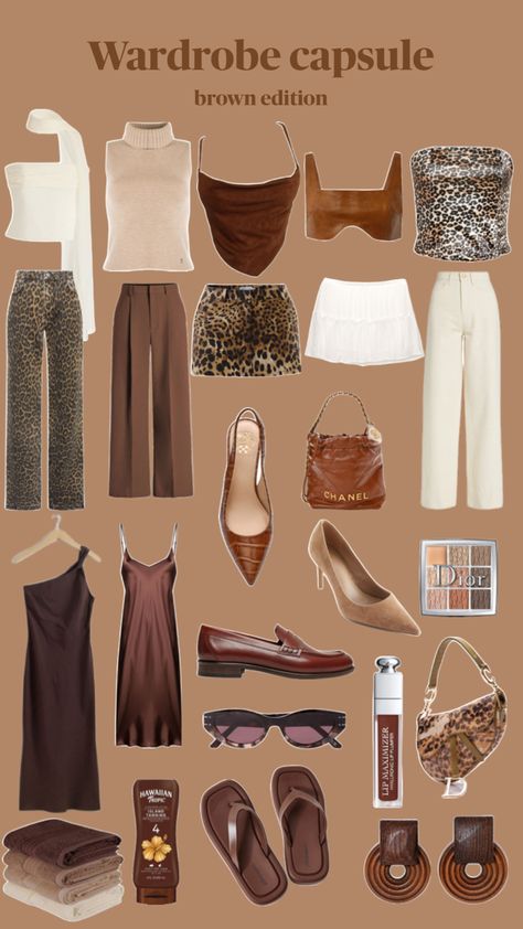 Brown edition Earth Tone Wardrobe, Earth Tones, Wardrobe, Clothes, Color