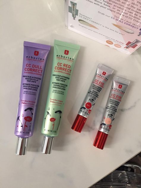 Erborian CC Dull Correct Review and Photos - Erborian CC Cream Which Shade is right for you? Best Cc Cream, Safe Makeup, Travel Size Makeup, Natural Face Skin Care, Drugstore Skincare, Anti Redness, Perfect Complexion, Perfect Skin Care Routine, Skin Therapy