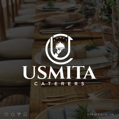 USMITA CATERS --- A catering service logo design by @Uixmedia.in . If you're interested, feel free to send us a direct message and we'll be happy to assist you. What do you think? What do you think about this awesome Concept? Let me know your thoughts in the comments! Have a great day y'all.. ➡ Pro design ➡ All formats ➡ Unlimited revisions ➡ Mockups ➡ Color options . #logo #design #graphicdesign #branding #logodesigner #art #logodesigns #graphicdesigner #logodesign #logos #brand #lo... Catering Logo Ideas Brand Identity, Catering Brand Identity, Catering Company Logo, Catering Business Logo, Catering Logo Design, Service Logo Design, Catering Logo, Food Logo Design, House Floor Design