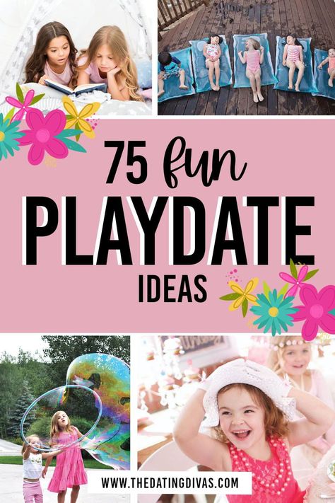 Tons of fun playdate ideas for kids for summer Fun Things To Do At A Play Date, Fun Things To Do On A Playdate, What To Do On A Playdate, Play Date Ideas For Girls Activities, Girls Play Date Ideas, Fun Playdate Ideas, Play Date Ideas, Playdate Activities, 6th Grade Girls