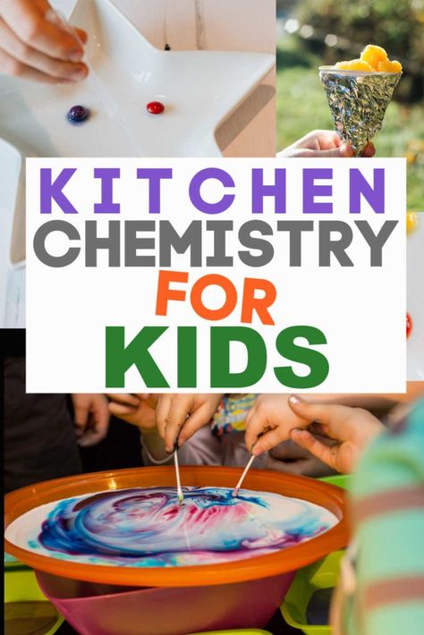 Make your own slushies, learn about emulsions with milk and dish soap, make ice cream from milk and lots more kitchen chemistry for kids! Cream From Milk, Kids Science Fair Projects, Chemistry Experiments For Kids, Candy Experiments, Kitchen Chemistry, Chemistry Activities, Chemistry For Kids, Human Body Science, Food Chemistry