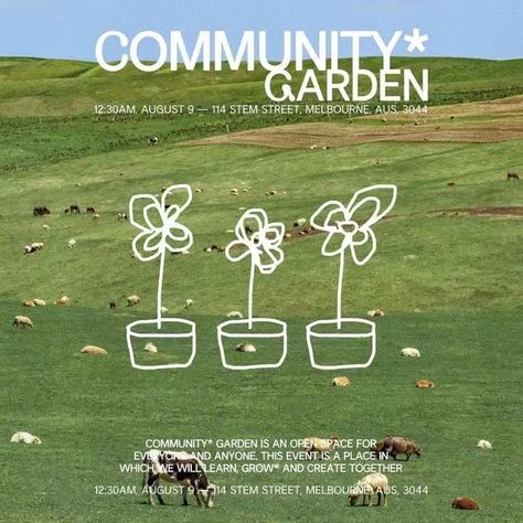 Desain Merek, Mises En Page Design Graphique, Website Developer, Desain Editorial, 타이포그래피 포스터 디자인, Community Garden, Graphic Design Fun, Community Gardening, Fashion Website