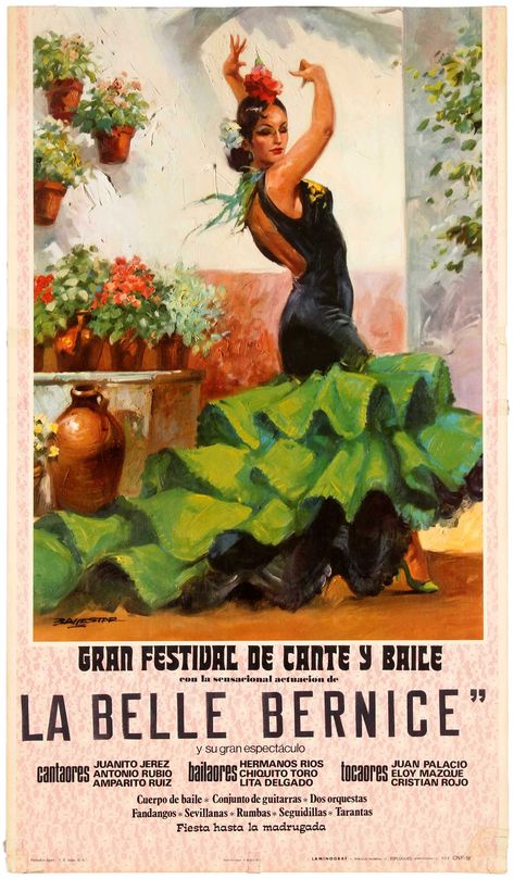 Lot 1725 - Advertising Poster Flamenco Dancer Spain Dance Festival Spain Dance, Spanish Posters, Vintage Dance, Dancers Art, Spain Barcelona, Dance Festival, Music Festival Poster, Spanish Art, Vintage Advertising Posters