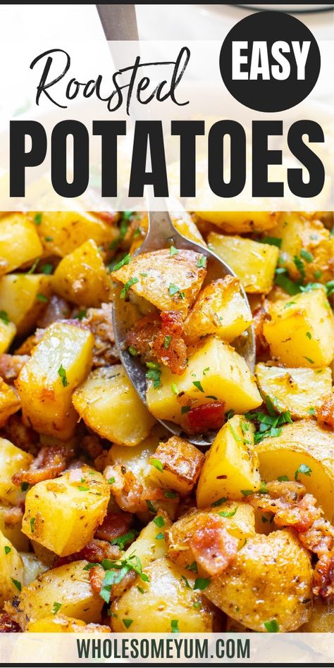 Oven Roasted Potatoes Roast Potatoes In The Oven, Cook Potatoes In Oven, How To Roast Potatoes, Roasted Yellow Potatoes, Boil Sweet Corn, Potatoes In The Oven, Easy Roasted Potatoes, Southern Thanksgiving, Potatoes In Oven