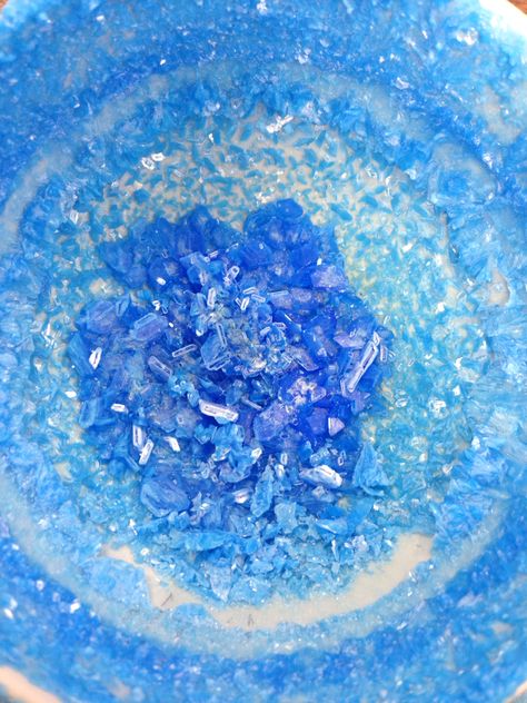 Copper sulphate crystals Copper Sulphate, Rocks And Crystals, Favorite Color, Amethyst, Copper, Texture, Crystals, Photography, Quick Saves