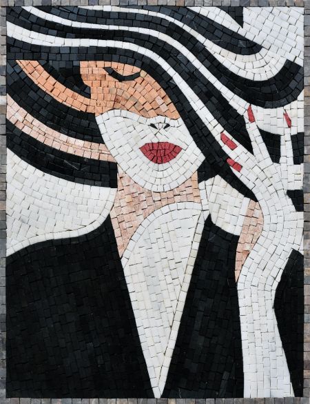 Modern Wall Decor | Modern Mosaic, Mosaics Art, Mosaic Crafts - Mosaics Lab Mosaic Tiles Design, Custom Mosaic Tile, Tile Artwork, Artwork Contemporary, Mosaic Tile Designs, Mosaic Tile Art, Roman Mosaic, Modern Mosaics, Mosaic Pictures