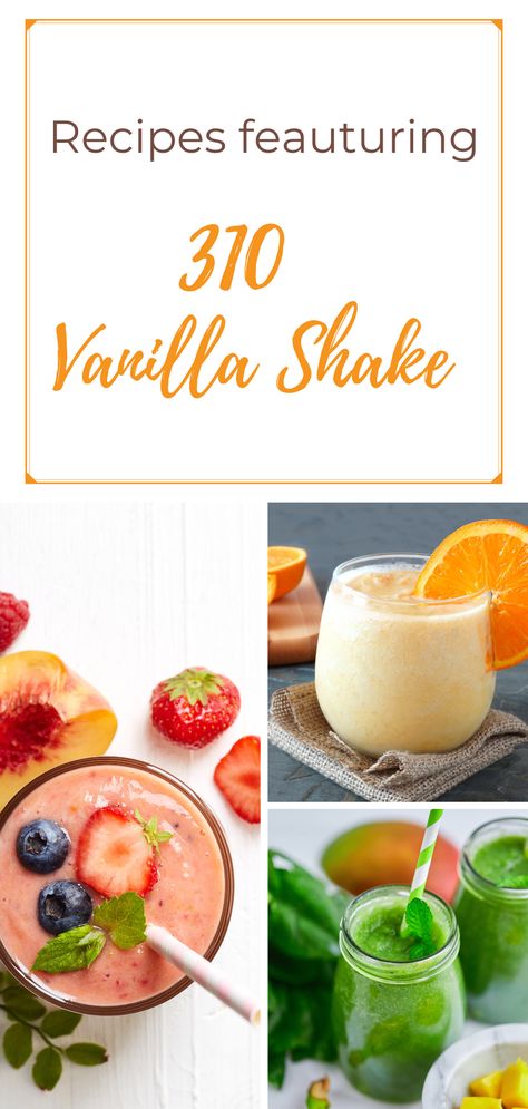 310 Shake Recipes Vanilla, 310 Vanilla Shake Recipes, Gnc Lean Shake Recipes, Satisfying Smoothies, Nutrition Shake Recipes, Vanilla Shake Recipes, 310 Nutrition Recipes, 310 Recipes, Protein Powder Recipes Shakes