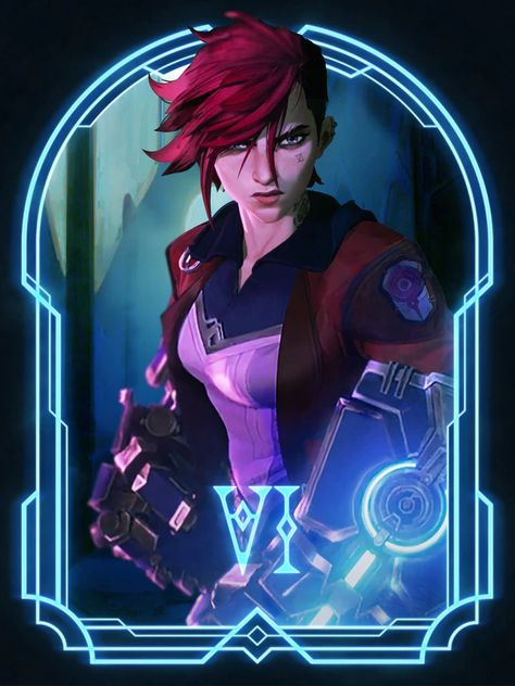 Vi Wallpaper, League Of Legends Universe, Branding System, League Of Legends Poster, Vi Arcane, Vi League Of Legends, City Sky, League Of Legends Characters, Most Popular Games