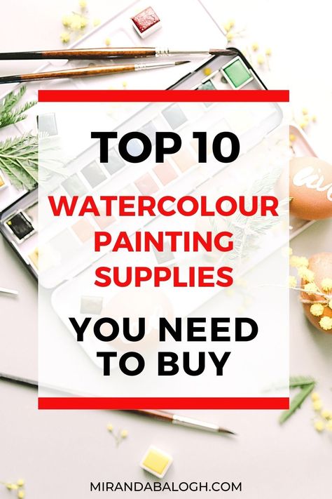 Watercolour Beginner, Watercolour Painting For Beginners, Best Watercolor Paper, Art Education Projects, Watercolour Techniques, Oil Paint Brushes, Watercolor Supplies, Watercolor Beginner, Watercolor Paint Set