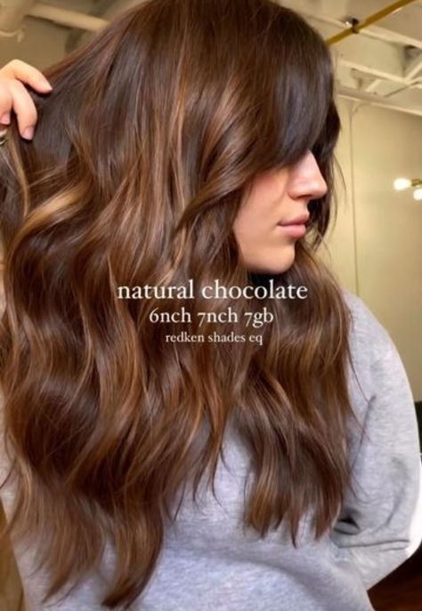 Chestnut Brown Hair Toner, Chestnut Brown Shades Eq Formula, Medium Brown Hair Formula, Whiskey Hair Color, Wella Hair Color Chart Brown, Chocolate Honey Hair, Cinder Toffee Brunette, Redken Chestnut Brown Formula, Caramel Hair Color Formula