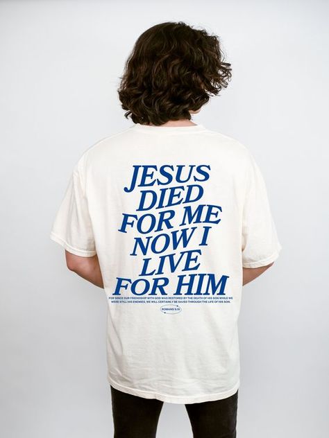 Beautiful fit love it! Cool Christian Shirts, Jesus T Shirt, Church Tshirt Designs, Jesus T Shirts, Bible Verse Faith, Christian Clothing Brand, Christian Graphic Tees, Jesus Clothes, Christian Shirts Designs