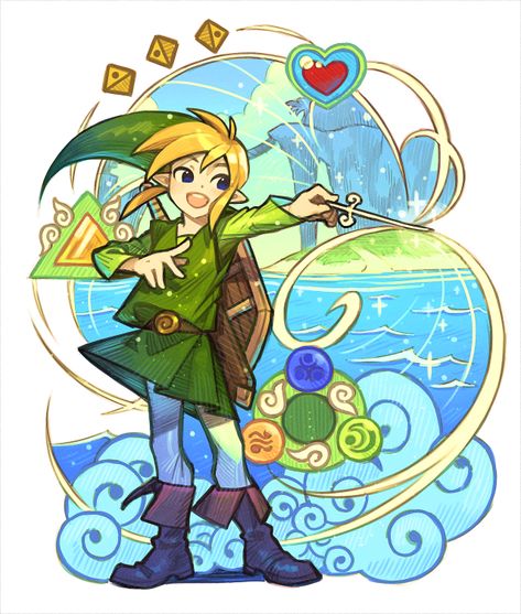 Link Fan Art, Hyrule Castle, Zelda Funny, The Wind Waker, Link Art, Link Zelda, Wind Waker, Nintendo Art, Zelda Art