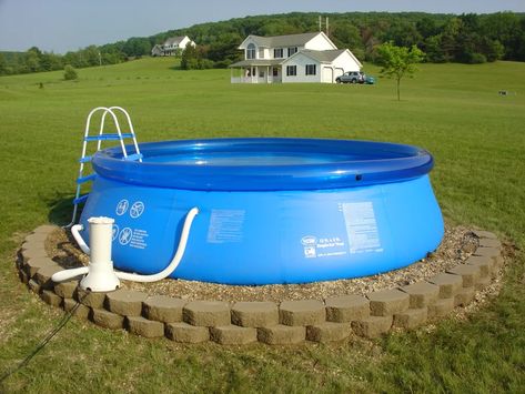 Prepare Pools Ideas, Building A Retaining Wall, Swimming Pool Chemicals, Blow Up Pool, Summer Tips, Pool Hacks, Pool Fun, Above Ground Pool Landscaping, Pool Installation