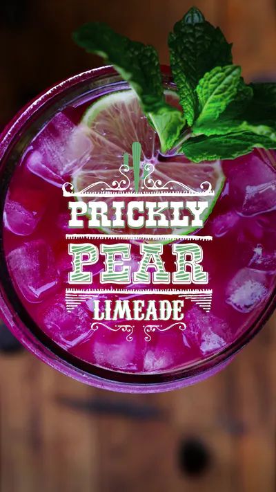 Prickly Pear Cactus Jelly, Prickly Pear Recipes, Cactus Recipe, Pear Drinks, Cactus Pear, Food Sovereignty, Cactus Pears, Limeade Recipe, Water In The Morning